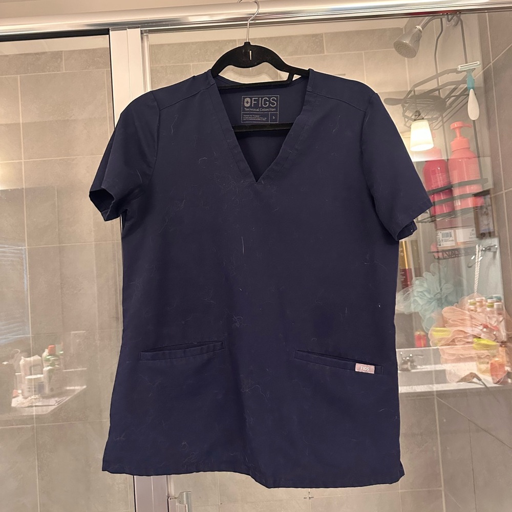 Figs navy blue set